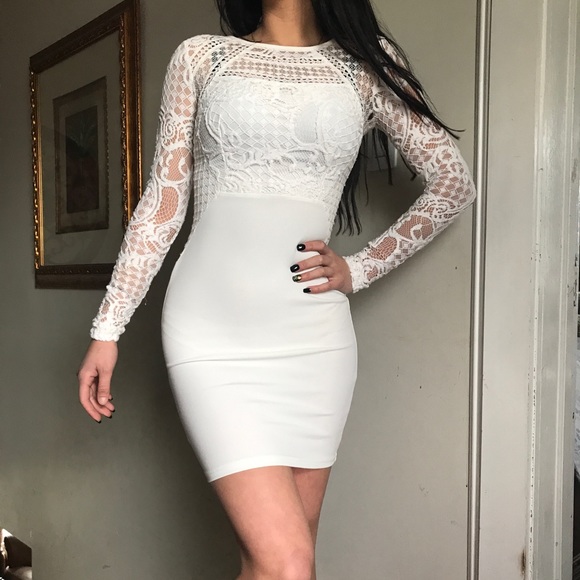 White Formal Dress - Picture 1 of 2